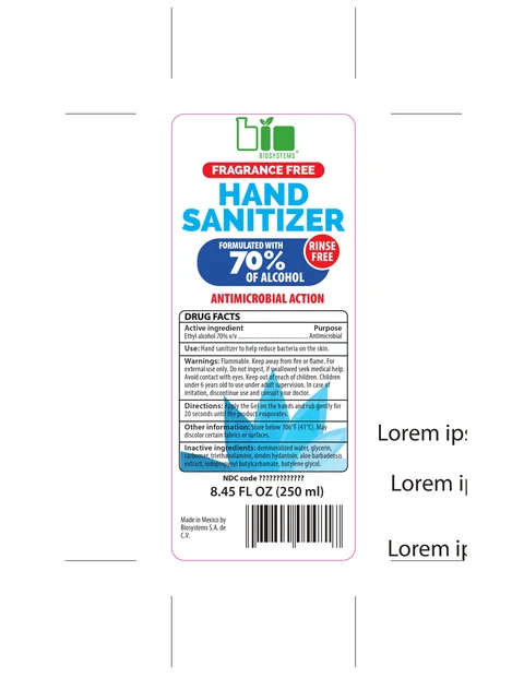 Hand Sanitizer packaging