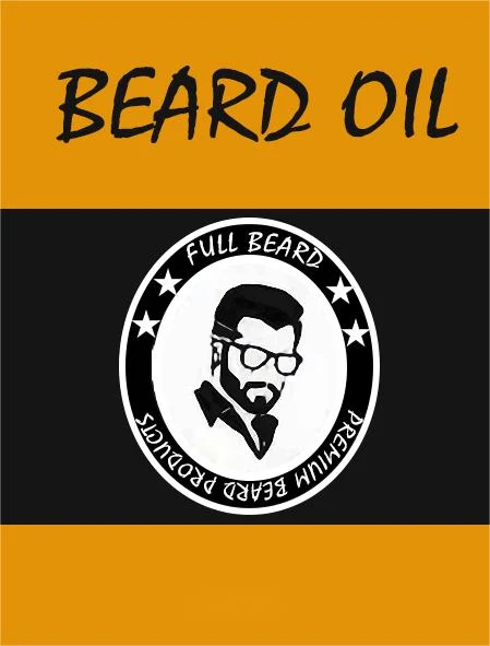 Beard Oil 포장