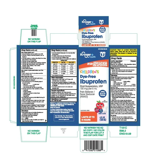 Childrens Ibuprofen packaging