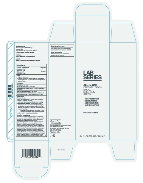 LAB SERIES DAY RESCUE DEFENSE BROAD SPECTRUM SPF 35 packaging