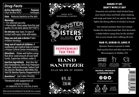 Hand Sanitizer packaging