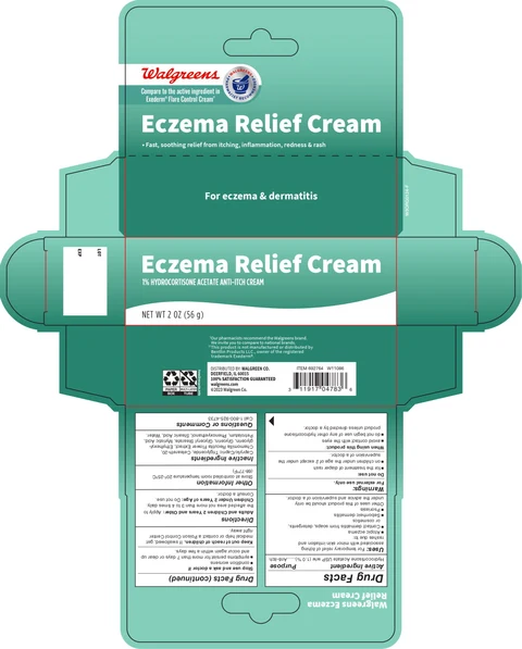 Walgreens Eczema Relief packaging