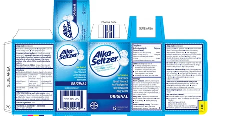 Alka-Seltzer Original 포장