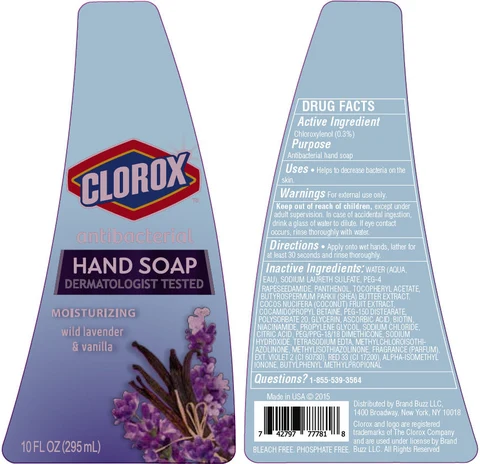 Clorox Antibacterial Hand - Wild Lavender and Vanilla 포장