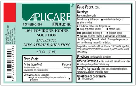 Aplicare Povidone-Iodine 포장