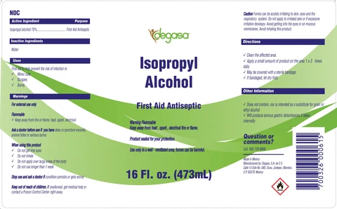 ISOPROPYL ALCOHOL packaging
