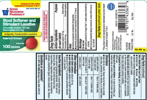 Stool Softener Laxative packaging