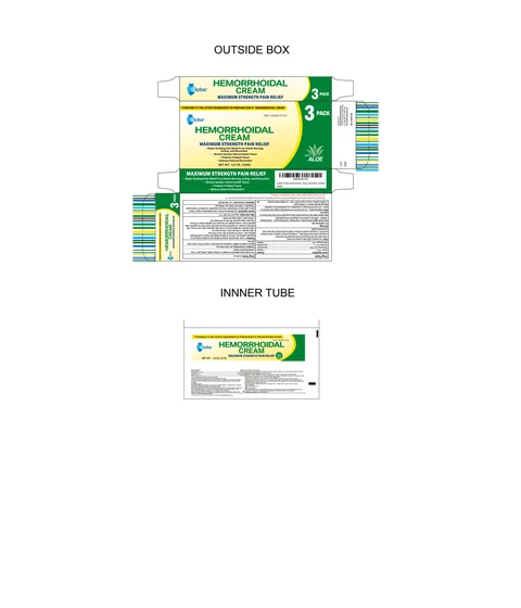Hemorrhoidal Cream 포장