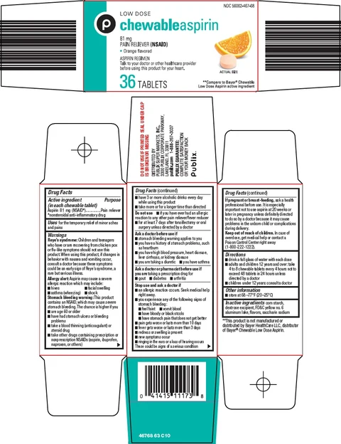 aspirin packaging