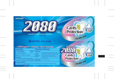 Dental Clinic 2080 Cavity Protection 포장