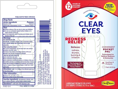 Cleareyes Redness Relief 포장