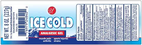 Universal Ice Cold Analgesic 포장
