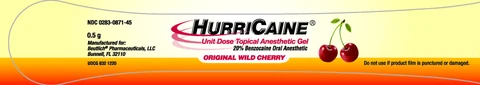 HurriCaineTopical Anesthetic 포장