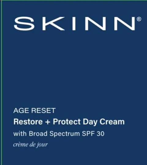 AGE RESET Restore Plus Protect Day CreamBroad Spectrum SPF 30 포장
