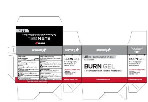Aramark Burn Gel 포장
