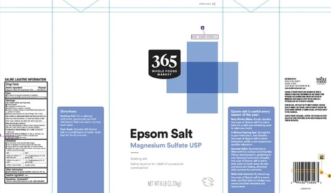 365 Whole Foods Market Epsom Salt 포장