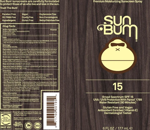 Sun Bum SPF 15 Premium Moisturizing Sunscreen 포장