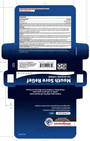 3x Medicated Mouth Sore Gel 포장