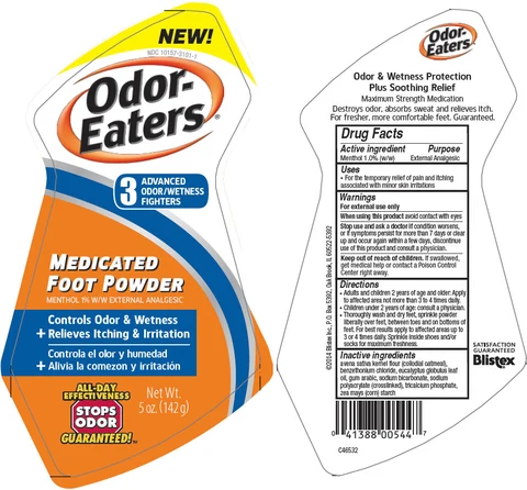 Blistex Odor Eaters Medicated Foot 포장