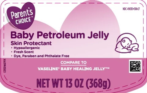 White Petrolatum packaging