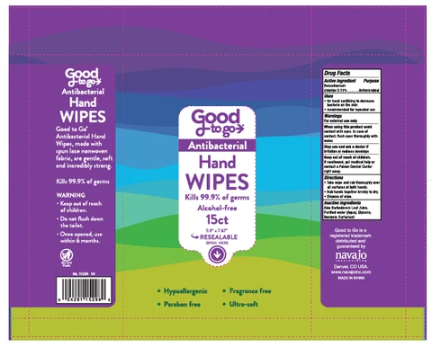 Antibacterial Hand Wipes 포장