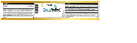 CORE RELIEF packaging