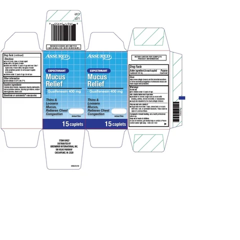 MUCUS RELIEF packaging