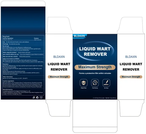 BLDAXN Liquid WART REMOVER 포장