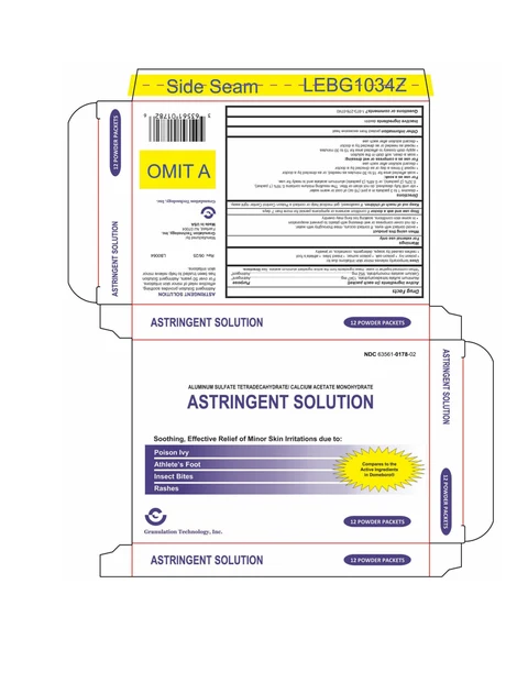 Astringent 포장