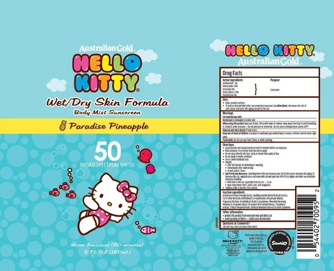 Australian GoldHello Kitty Broad Spectrum 50 포장
