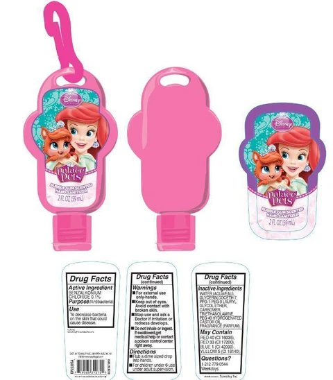 Bubble Gum Scented Hand Sanitizer packaging