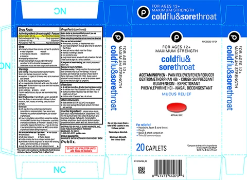 Cold Flu and Sore Throat 포장