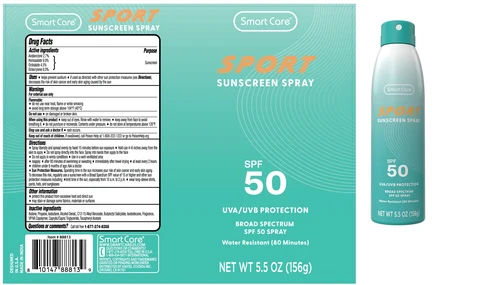 Smart Care SPORT SUNSCREEN SPF 50 포장
