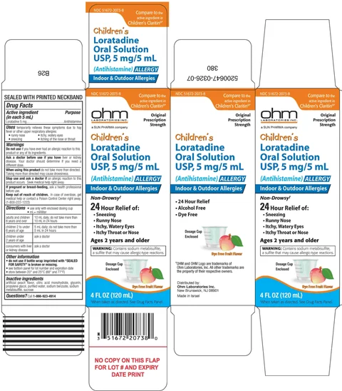 Childrens Loratadine packaging