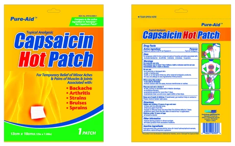 Capsaicin Pain Relief 포장