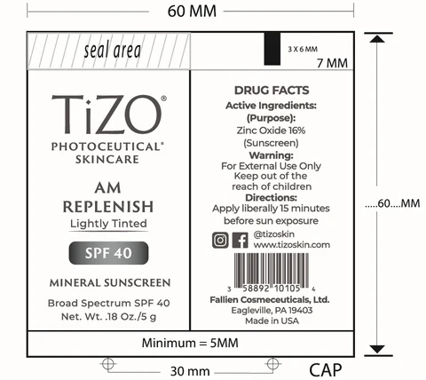 TiZO Photoceutical AM Replenish - Tinted packaging