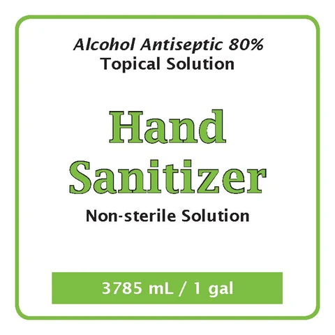 Hand Sanitizer packaging
