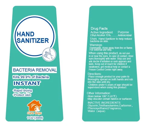 Hand sanitizer packaging