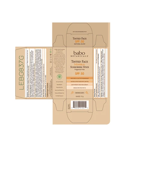 SPF 50 Tinted Face Mineral Fragrance Free Sunscreen 포장