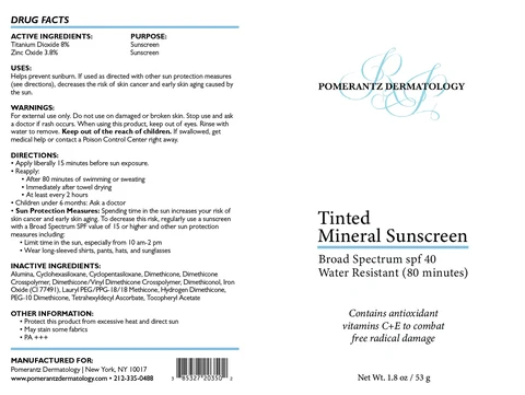 Tinted Mineral Sunscreen packaging