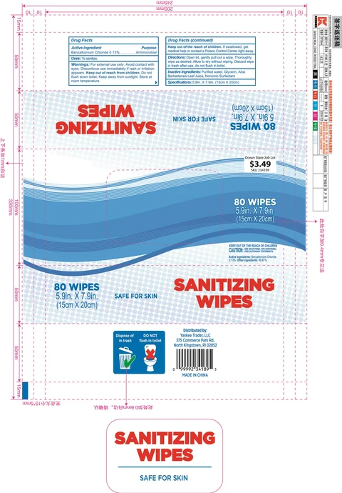 Sanitising Wipes 포장
