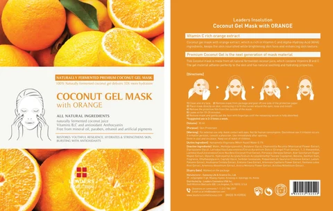 Leaders Coconut Mask with Orange packaging