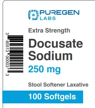 DOCUSATE SODIUM, EXTRA STRENGTH 250 MG 포장