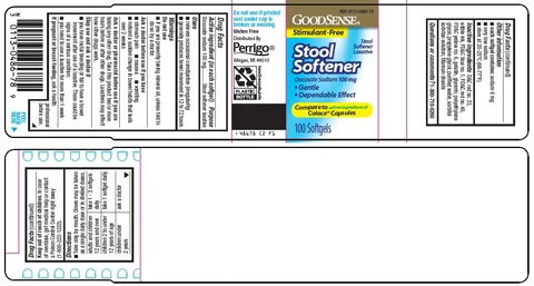 good sense stool softener packaging