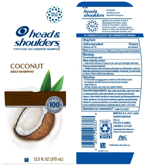 Head and Shoulders Coconut Daily packaging