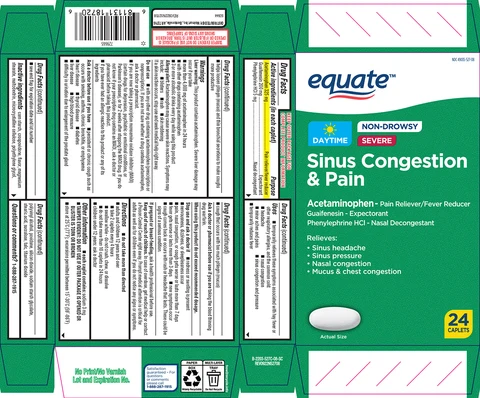 Sinus Congestion and PainSevere 포장
