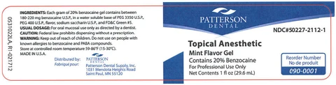Topical Anesthetic Mint packaging
