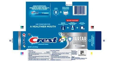 Crest Plus Tartar Protection 포장