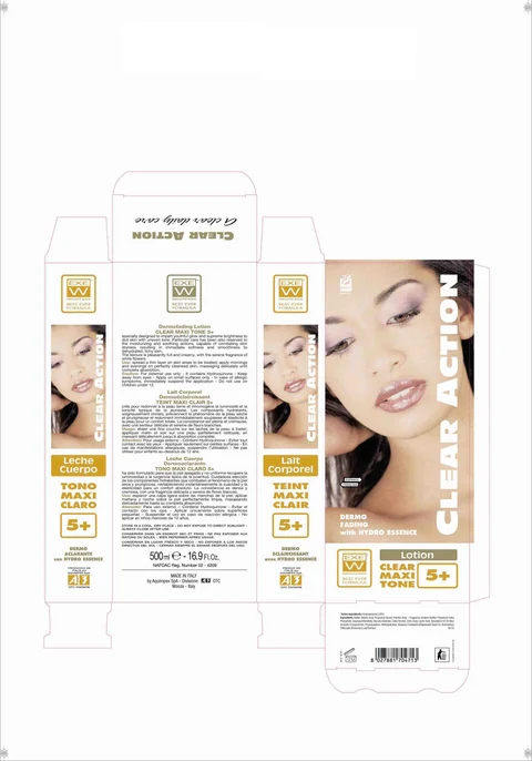 CLEAR ACTION packaging