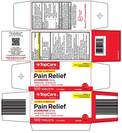 topcare pain relief 포장